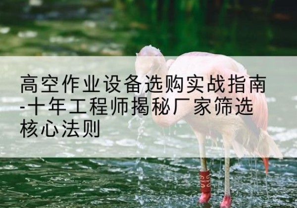 福鼎剪叉式升降机厂家-高空作业设备选购实战指南-十年工程师揭秘厂家筛选核心法则